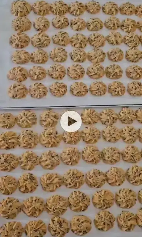 Chocolate Rice Butter cookies