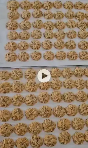 Chocolate Rice Butter cookies